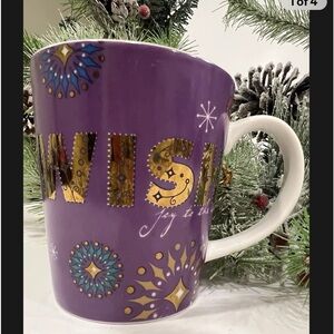 Starbucks Holiday 2006 Coffee Mug Tea Cup Christmas WISH Joy To The World 14 oz.